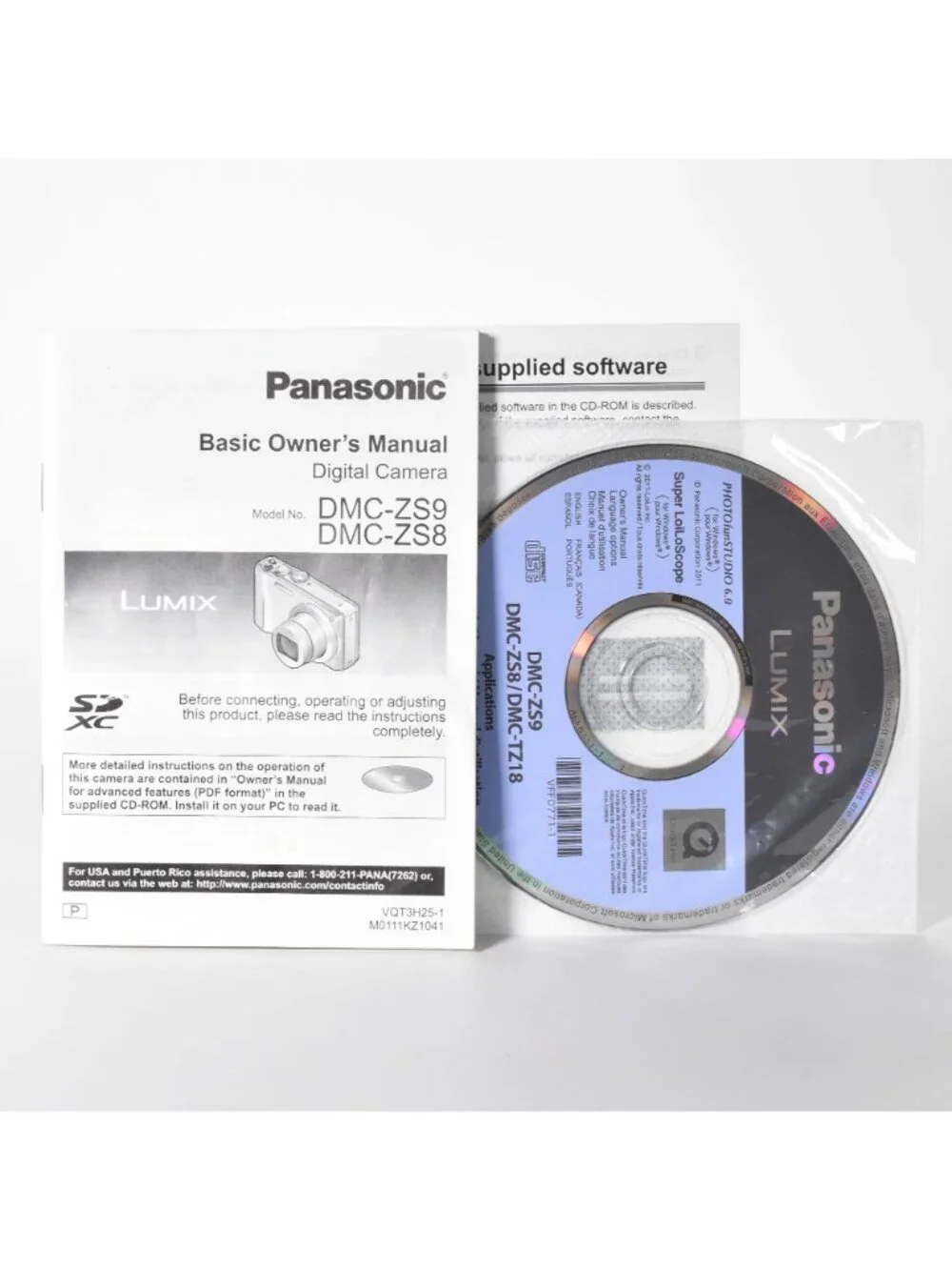 Panasonic Lumix DMC-ZS8 Digital Camera 14.1MP 16x Optical Zoom HD Video 64GB SD